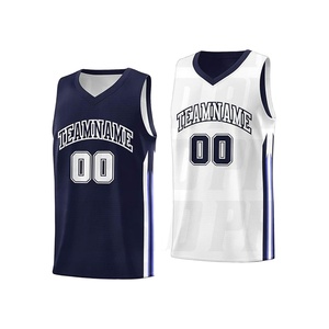 Maillot de basket-ball entièrement personnalisé par sublimation, uniforme de sport d'équipe pour enfants, jeunes et adultes avec broderie, vêtements de sport - Product Image 1
