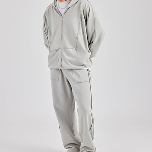 Ensemble de survêtement d'hiver pour homme de haute qualité, veste et pantalon athlétiques, respirant, léger, imprimé, pour le jogging, la course à pied, la remise en forme et l'entraînement - Product Image 2