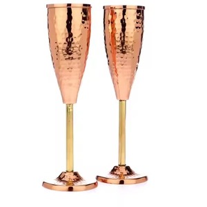Gobelet à vin en acier inoxydable, réutilisable, élégant, vaisselle de table pour mariage, hôtel - Product Image 3