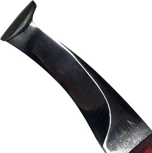 Cuchillo para pezuñas de hoja larga con mango rojo y gancho Rhino para uso con la mano derecha - Product Image 1