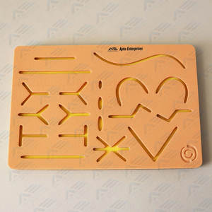 Instruments et coussinet de suture pour la formation des étudiants en médecine Kit complet de pratique de suture chirurgicale en acier inoxydable - Product Image 2