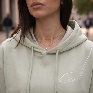 Premium Quality Women <b>Mint</b> <b>Green</b> Cotton Hooded Tracksuit Set Casual Loose Fit Full Length Solid Color With Side Pockets - Product Image 5
