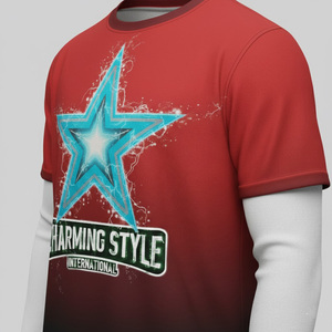 100% Cotton T-Shirts Long Sleeve Men's <b>Tshirts</b> Washed Crew Neck T-Shirt for Men Organic Jersey Crewneck Oversized mens clothes - Product Image 4