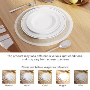 Premium Quality Handwoven Cotton Table <b>Mat</b> for Dining Table for Home or Restaurant Available at Affordable Price - Product Image 5