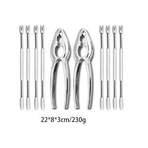Surtechs – Ensemble de pinces à homard robustes en acier inoxydable, outils pour casser les pattes de crabe, ustensiles de cuisine pour fruits de mer, compatibles lave-vaisselle - Product Image 2