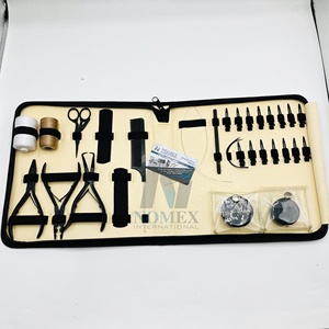 Matte Đen I tip tóc mở rộng Công cụ Kit với vòng móc tóc mở rộng hạt với hộp chủ đề C hình dạng kim thép không gỉ - Product Image 5