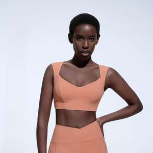 Conjunto Deportivo Ligero y Transpirable para Mujer, Top Corto con Tirantes Anchos, Leggings con Cintura en V, Traje para Yoga, Pilates y Entrenamiento - Product Image 1