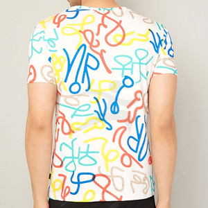 เสื้อยืดผู้ชายคุณภาพสูง 100% โพลีเอสเตอร์ ระบายอากาศได้ดี ผ้าโพลีเอสเตอร์คุณภาพเยี่ยม สีสันปรับแต่งได้ตามต้องการ เสื้อยืดแบบซับลิเมชั่น - Product Image 2