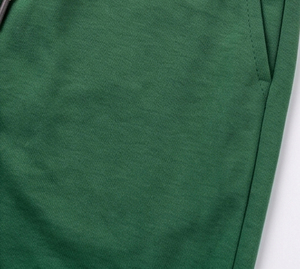 <b>Men's</b> Green Solid Tracksuit Full Sleeve Crew Neck Joggers Set Casual 100% <b>Polyester</b> Autumn Wear <b>T</b> <b>Shirt</b> Tracksuit <b>Men</b> - Product Image 5
