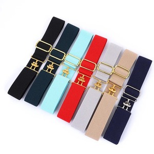 Wide Elastic Waist <b>Corset</b> Belt Women Horse Bit Belt Adjustable Equestrian Elastic Belt With Surcingle Buckle - Product Image 5