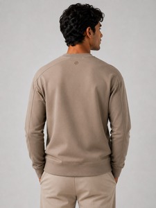 Sudadera con Estampado Gráfico para Hombre, Cuello Redondo, Manga Larga, Mezcla de Algodón Suave, Estilo Casual, Cómoda y Relajada - Product Image 4