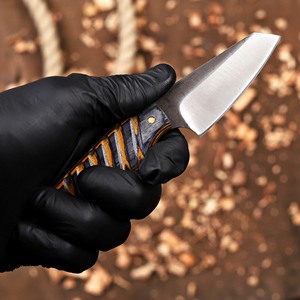 Couteau à lame fixe en acier 12C27 de qualité supérieure – Couteau tactique de chasse EDC à lame pleine longueur avec étui Pancake, équipement de survie en plein air - Product Image 3