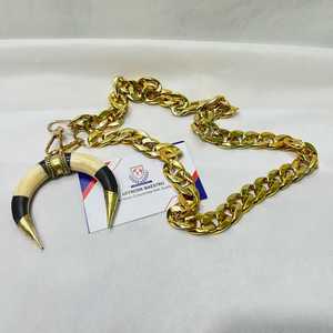 Collar con Colgante de Cuerno y Hueso de Búfalo 100% Auténtico, Hecho a Mano por Artesanos, Accesorio de Moda Artística de Última Tendencia - Product Image 3