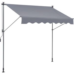 Auvent rétractable manuel d'extérieur de 78 pouces, abri solaire réglable pour porte et fenêtre, avec toile en polycarbonate - Product Image 3