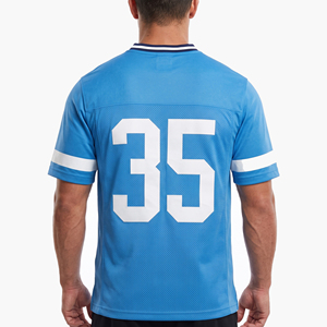 ผู้ผลิตเสื้อกีฬาอเมริกันฟุตบอลแบบ OEM เสื้ออเมริกันฟุตบอลสำหรับผู้ชาย เสื้ออเมริกันฟุตบอลคอวีสำหรับผู้ชาย - Product Image 2