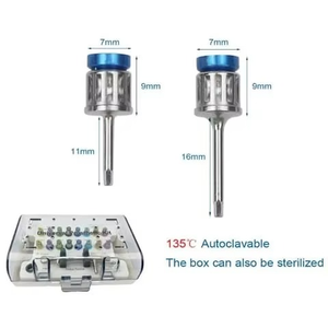 Kit d'instruments médicaux de laboratoire dentaire de haute qualité pour la chirurgie orale, vente en gros 2024, outils manuels pour dentistes, soins dentaires - Product Image 4