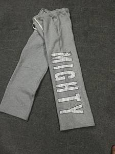 Manufacturer Custom Baggy Heavyweight Flare Wide Leg Sweat <b>Pant</b> Acid Wash Sun Faded French Terry Oversize Striped <b>Men</b> Sweatpants - Product Image 3