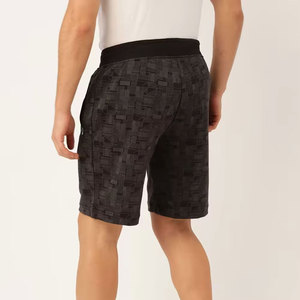Men's Solid Board Shorts Elastic Waist Drawstring Casual Bermuda 100% Cotton Breathable Pockets Eco-Friendly Waterproof Quick - Product Image 2