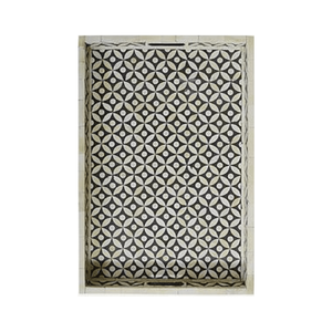 Elegant Bone Inlay Mother of Pearl Eco-Friendly Modern Luxury Dessert & <b>Chocolate</b> Serving Tray for Ramadan Wedding at Low Price - Product Image 6