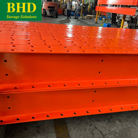 Système de rayonnage cantilever en acier à forte capacité de charge BHD, 5 niveaux, rayonnage à palettes standard américain, certifié RMI, galvanisé