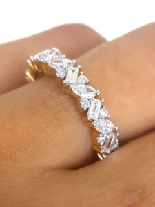 Anillo de Compromiso con Diamante Cultivado en Laboratorio, Certificado por IGI e Ingemco, Colección para Mujer, Precio al por Mayor en India - Product Image 3