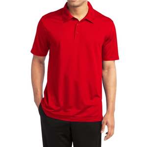 Polo pour homme 100 % polyester, haute qualité 220 GSM, tricoté uni, logo personnalisé, design sur mesure, vêtements de travail, faible MOQ, coupe classique - Product Image 6