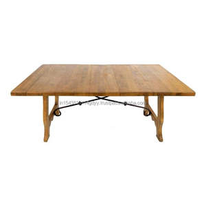 Ferme en bois massif Table à manger Salle à manger Mobilier de maison Hôtel. Restaurant. Banquet. Accueil - Product Image 1