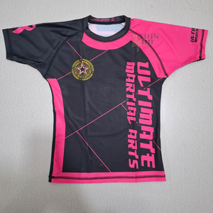 Maillot de compression sublimé pour femme adulte BJJ MMA No-Gi Grappling, en Spandex/Polyester écologique - Product Image 4