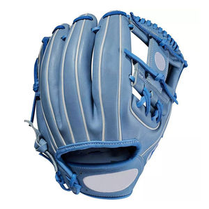 Guante de Béisbol WARPRO INDUSTRY de Piel de Cerdo Azul, Dedos Completos, Tejido en H, para Receptor Zurdo, Aislado, Impermeable, Transpirable, con Cierre de Tirón - Product Image 2