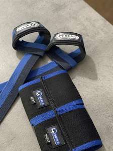 Sangles de musculation en néoprène et élastiques (figure 8) et combo de bande de compression pour poignet - Product Image 3