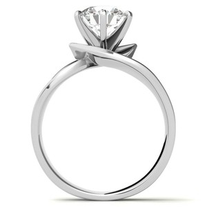 Anillo de Moissanita Tallada en Plata de Ley 925 con Baño de Oro de 18K, Engaste de Garras, Joyería de Lujo para Compromiso, Boda, Promesa y Aniversario - Product Image 4