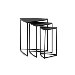 Round Shape Metal Coffee <b>Table</b> With Wooden Top Smooth Surface Ideal <b>For</b> Stylish Living Room Furniture Elegant Appearance - Product Image 2