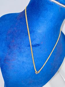 Cadena tejida premium de oro sólido de 22k, joyería fina tradicional india para mujer, uso diario, diseño auténtico y elegante. - Product Image 2