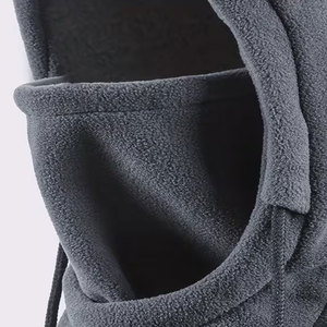 Gorro de invierno para actividades al aire libre, a prueba de viento y frío, con forro polar grueso, protector de cuello y máscara facial de forro polar. - Product Image 2