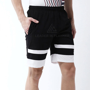 Shorts en coton pour homme, impression personnalisée du logo, taille adulte, fabrication pakistanaise. - Product Image 3