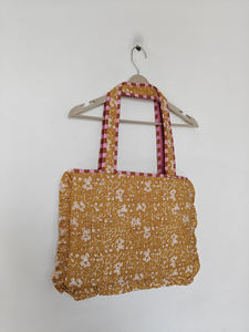 Funda acolchada para portátil de algodón naranja claro con correas para el hombro y cierre de asa - Product Image 2