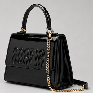 Sac à main de mode pour femme de la marque originale Gorfai, avec bandoulière en chaîne métallique et compartiment intérieur, personnalisable - Product Image 2