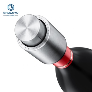 Portable réutilisable métal argent <span class=keywords><strong>bouchon</strong></span> bouteille de <span class=keywords><strong>vin</strong></span> scellant garder frais pompe à Air vide <span class=keywords><strong>bouchon</strong></span> scellant bouchons de <span class=keywords><strong>vin</strong></span> en acier inoxydable - Product Image 5