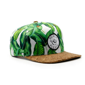 Casquette Snapback de Haute Qualité avec Logo Brodé Personnalisé, Motif Floral Imprimé et Visière en Liège - Product Image 5