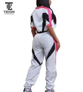 Stylish <b>Women</b> Windbreaker Tracksuit <b>Lightweight</b> <b>Jacket</b> and Pants Breathable Fabric Comfortable Fit Sportswear - Product Image 3