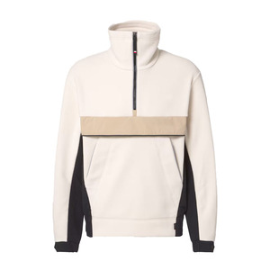 Sudadera de Forro Polar con Media Cremallera, 100% Algodón Premium, Ecológica, Transpirable, de Secado Rápido, con Bolsillo, Informal para Exteriores, con Capucha y Cremallera de Cuarto - Product Image 4