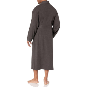 Home Textile Pakistan Cheap Rates Low MOQ Custom Adult Bathrobe Promotional Solid Men Women Unisex Winter Sleepwear 100% Cotton - Product Image 2