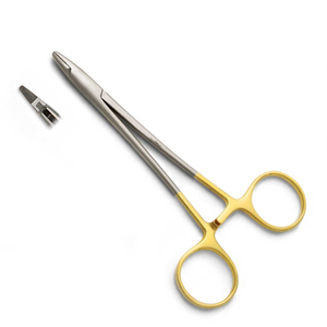 JIMED Surgical Mini Ryder Needle Holder 15cm with <b>Tungsten</b> Carbide Inserts Manual Reusable Microsurgery Instrument - Product Image 1