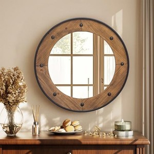 Wholesale Sheesham Wood Wall <b>Mirror</b> Modern Design - Product Image 5