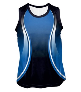 New Arrival <b>Trainer</b> Hot Sexy Sublimated Unisex Tank Top Sport Singlet - Product Image 1