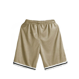 Pantalones Cortos Bermuda de Color Sólido para Hombre, Cintura Elástica, Secado Rápido, Tela Satinada, Ropa Deportiva Informal - Product Image 1