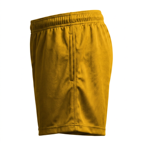 Shorts de sport pour homme 2026 en polyester couleur unie, taille élastique, séchage rapide, respirant, écologique, avec logo imprimé sur le devant, pour la gym - Product Image 3