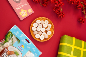 High Quality Light Brown and White Hard Coconut Tablet <b>Candy</b> from Vietnam Supplies Coconut Shell Hard <b>Candy</b> - Product Image 5