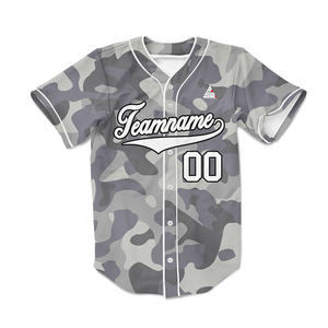 Maillot de baseball bleu marine personnalisé pour homme, uniforme d'équipe boutonné, chemise de sport respirante en polyester, nom et numéro personnalisés, OEM - Product Image 3