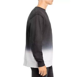 Men Solid Polyester/Cotton Crew Neck <b>Pullover</b> Sweatshirt Regular Fit Casual Winter Fleece Embroidered Windproof Long Sleeve - Product Image 5